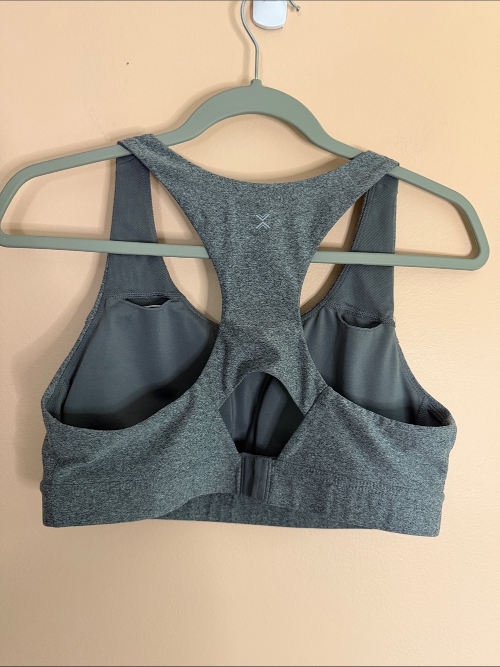 Gray Racerback Sports Bra - Women's Intimates - Picture 4 of 7